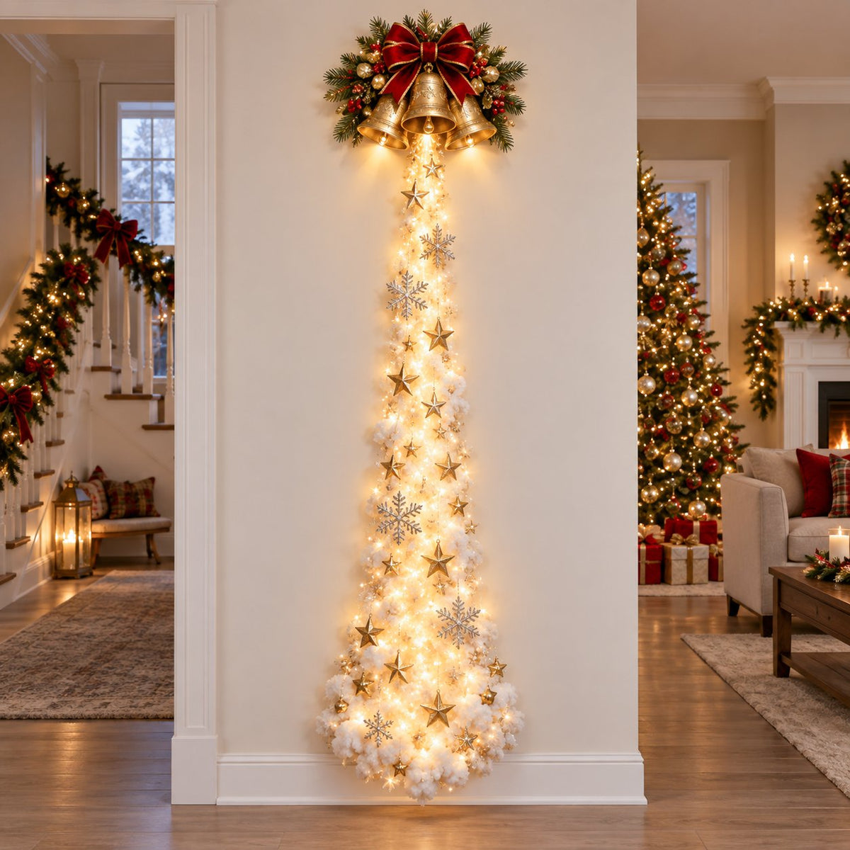 🎄 Christmas Magic Trail Wall Light — A Magical Christmas Scene on Your Wall ✨