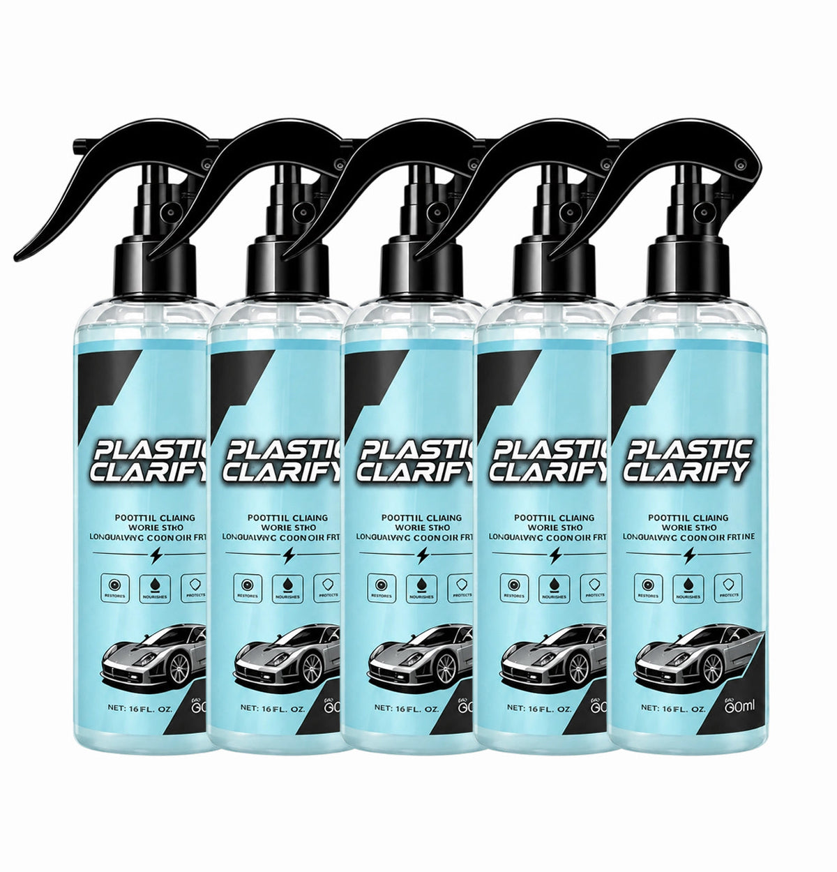 Car Plastic Trim Restorer Spray for Faded Surfaces🔥