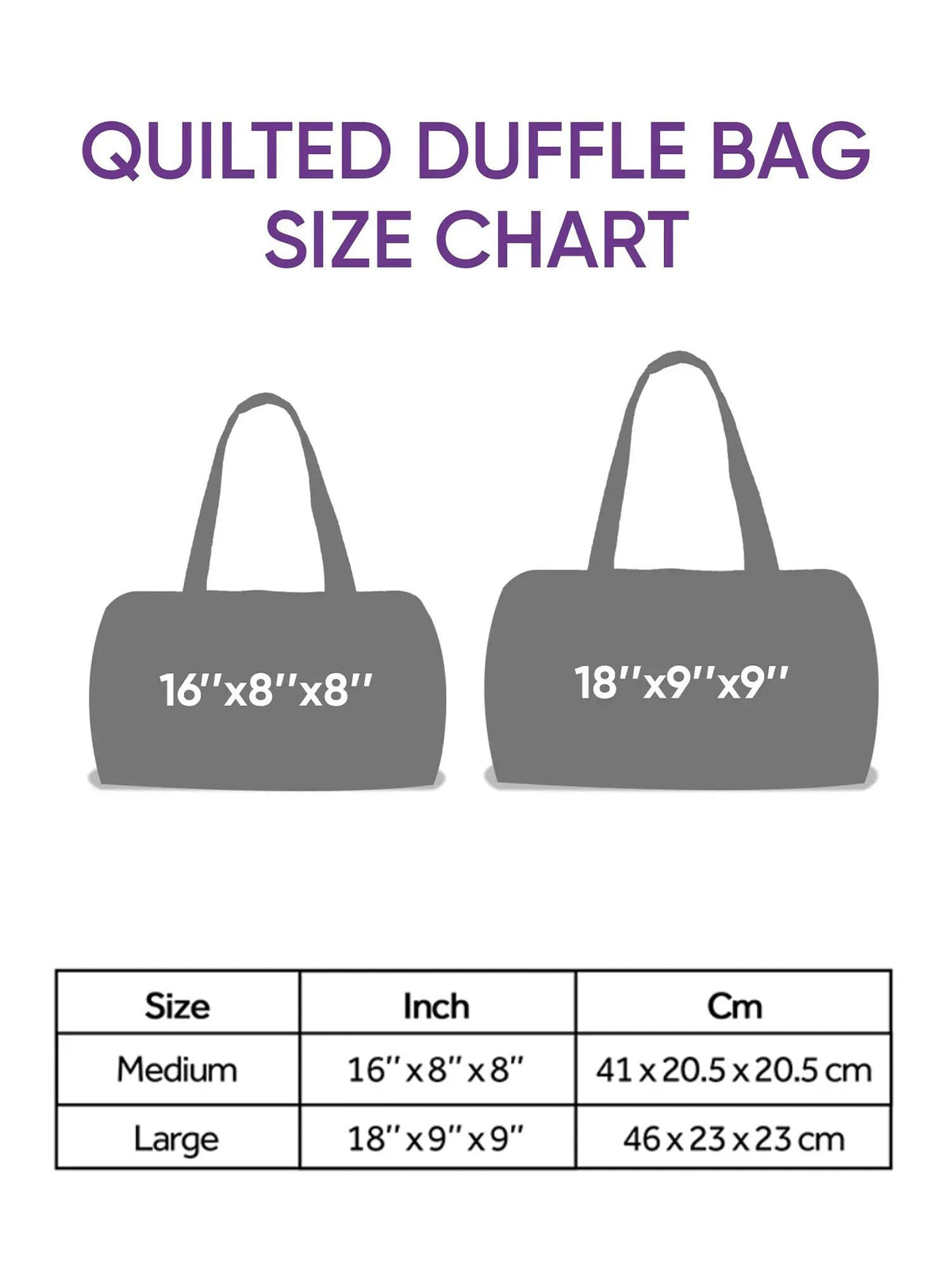 Cozy Nights Quilted Duffle Bag