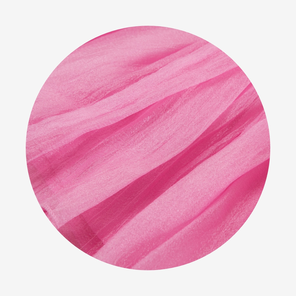 Cruisin' Pink Chiffon Organza Tiered Skirt