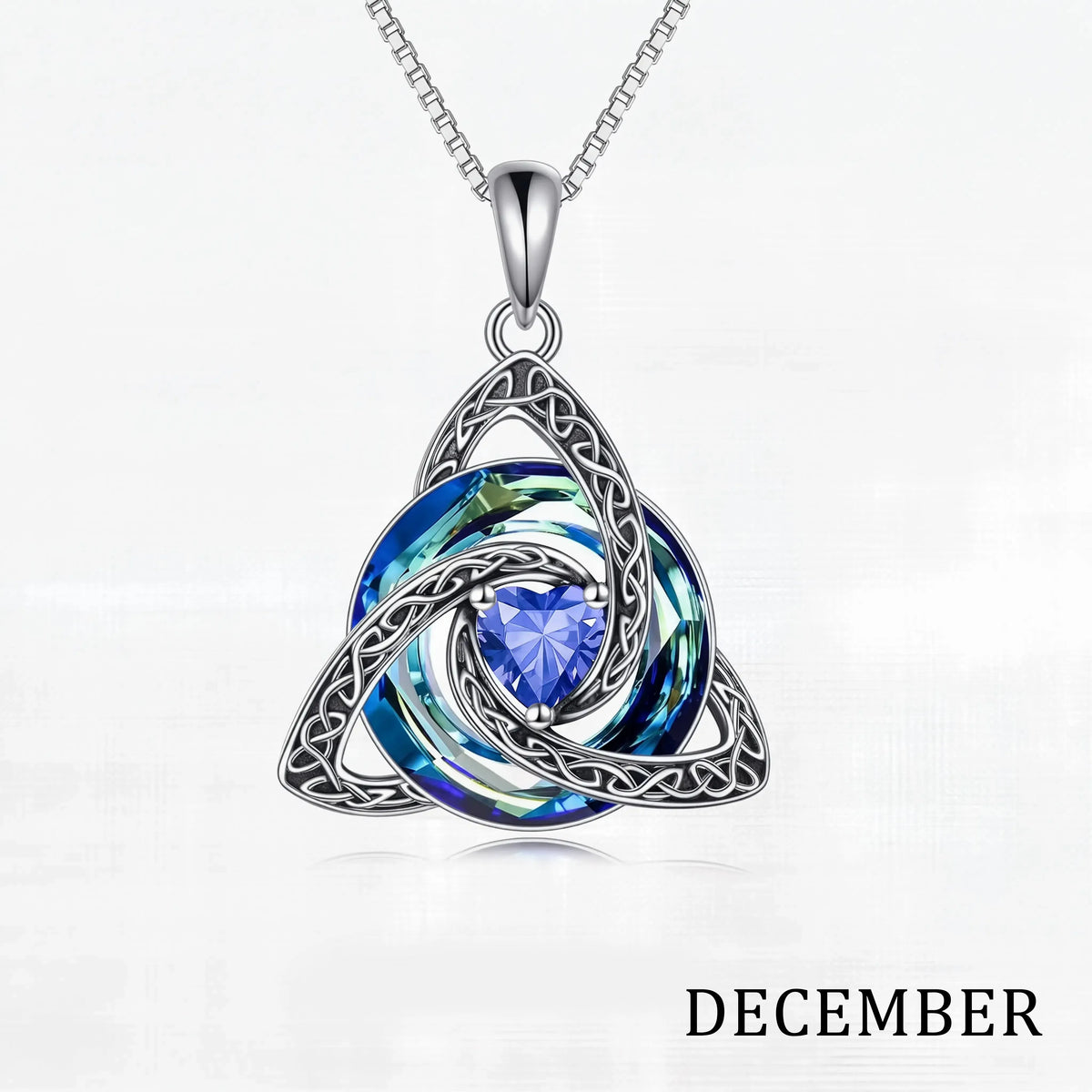 π Personalized Birthstone Celtic Knot Necklace for Women π