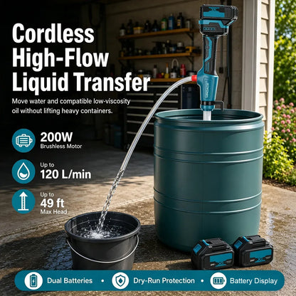 Cordless Portable Water Transfer Pump