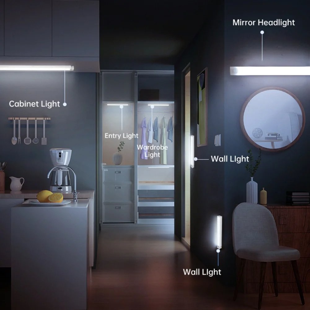 🔥Last Day 50% OFF💡Punch-free Smart Sensor Magnetic Rechargeable LED Lights