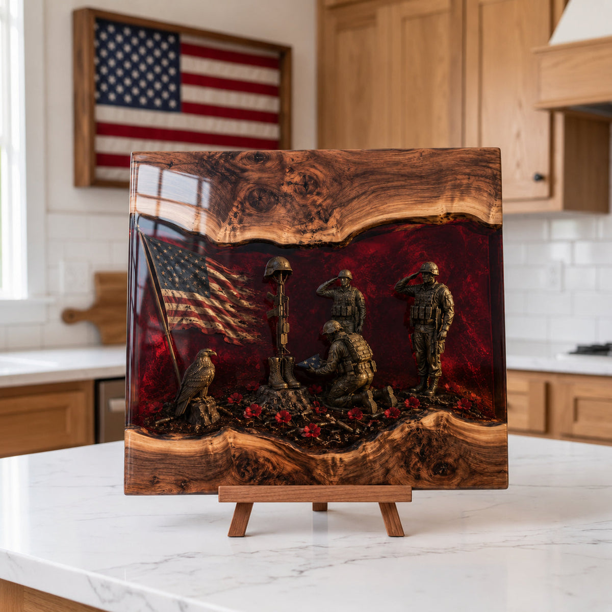 🔥Handcrafted Veteran Memorial Display Boards(Ryan Handmade®) - Only 11 Left