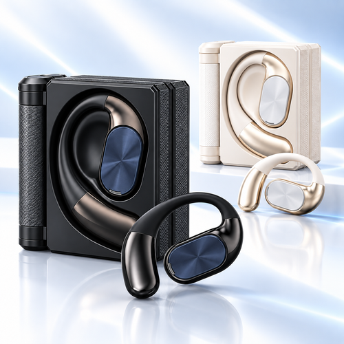 🎧 Open-Ear Wireless Ear-Hook Headphones with Bluetooth 6.0 & Hi-Fi Sound ⚡🎶