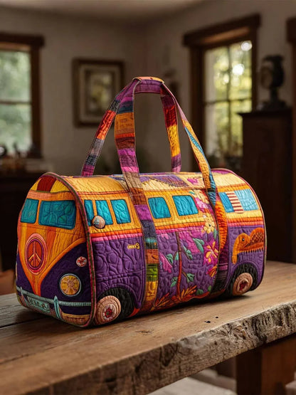 Timeless Traveler Quilted Duffle Bag