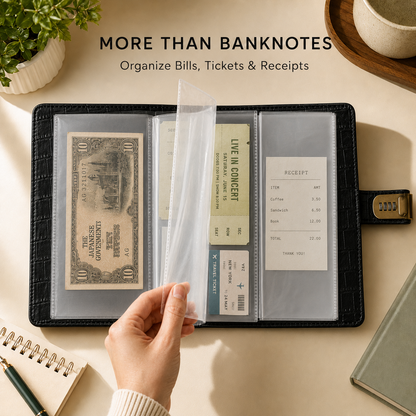 ✨100-Pocket Currency Collection Album | Organize & Protect Your Banknotes ⭐