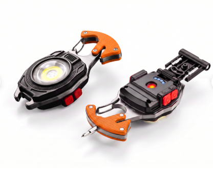 💡8‑in‑1 Multifunctional Keychain Flashlight🔦🌈