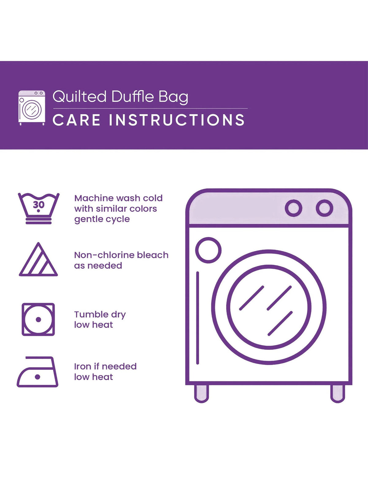 Hippie Van Quilted Duffle Bag