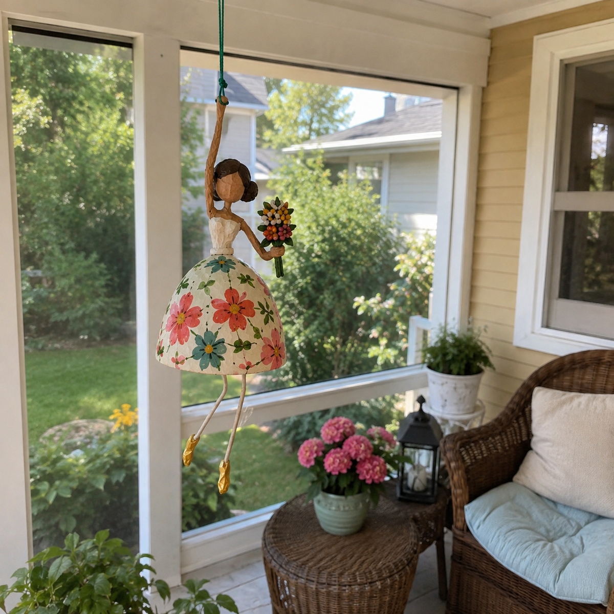 💃Whimsical Dancing Lady Hanging Ornament 🌸