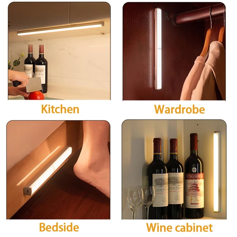 🔥Last Day 50% OFF💡Punch-free Smart Sensor Magnetic Rechargeable LED Lights