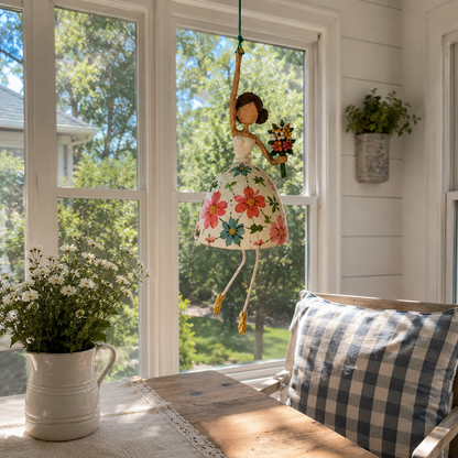 💃Whimsical Dancing Lady Hanging Ornament 🌸
