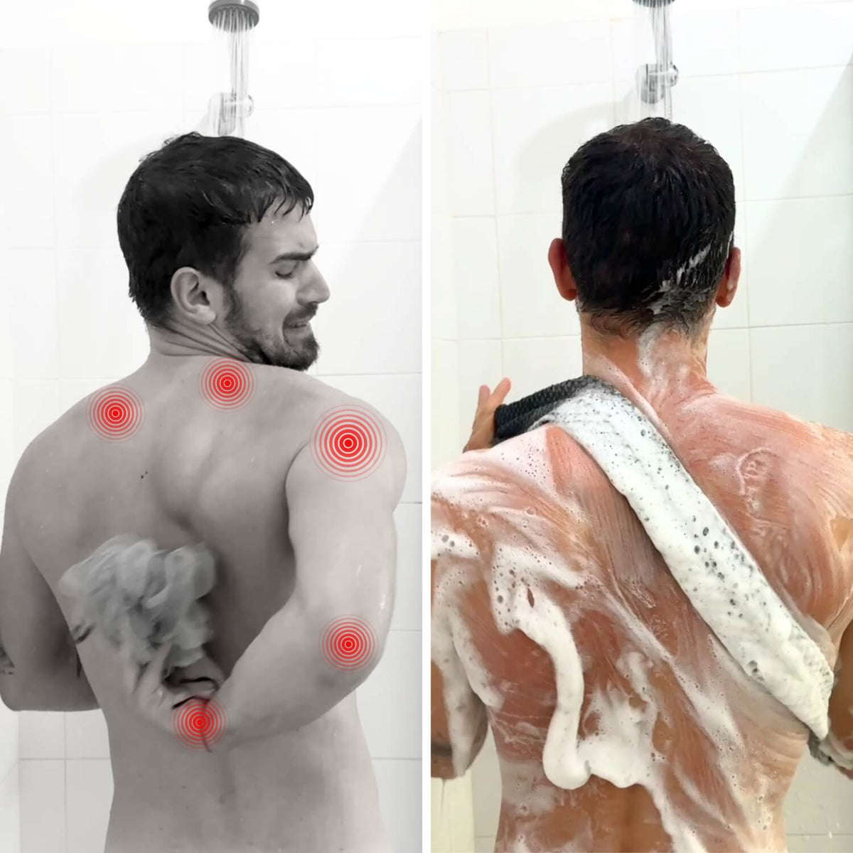 Tryzovira Exfoliating Antibacterial Shower Towel