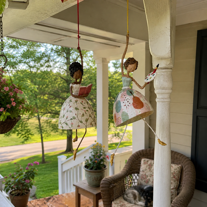 💃Whimsical Dancing Lady Hanging Ornament 🌸