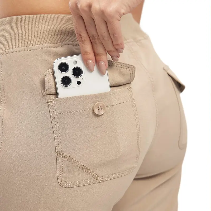 Women's Lightweight Hiking Capris: Quick-Dry, 6 Pockets, Loose Fit