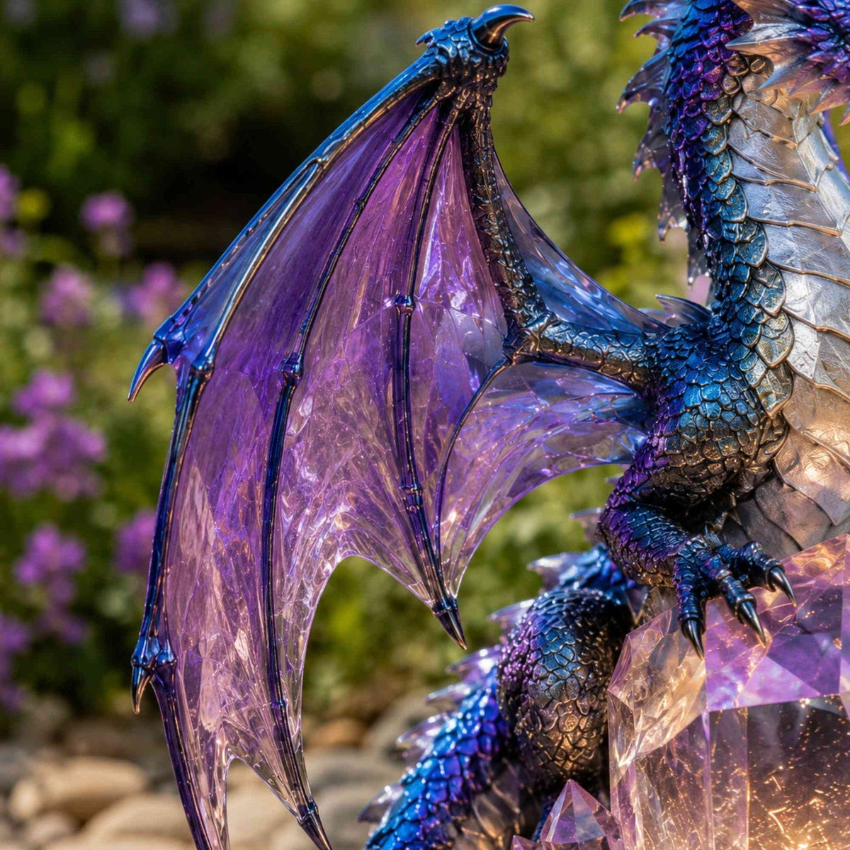 🐉Solar Dragon Crystal Garden Light – Fantasy Outdoor Decor