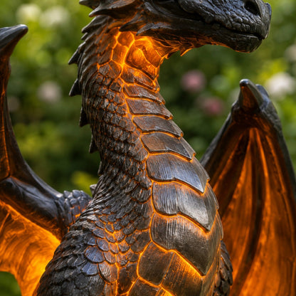 🐉Solar Dragon Crystal Garden Light – Fantasy Outdoor Decor