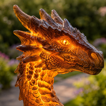 🐉Solar Dragon Crystal Garden Light – Fantasy Outdoor Decor