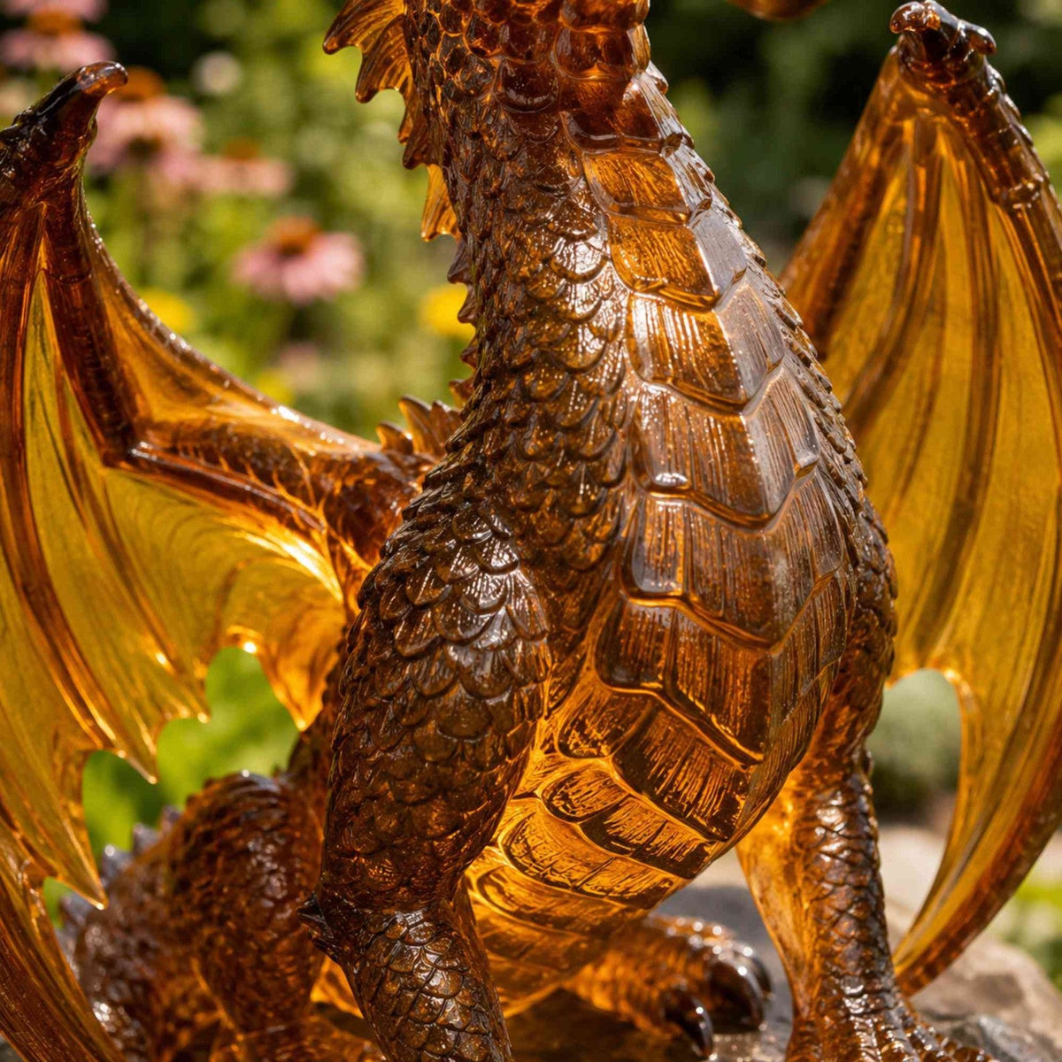 🐉Solar Dragon Crystal Garden Light – Fantasy Outdoor Decor