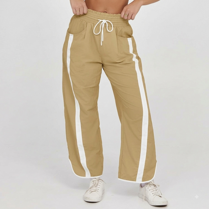 Women's Loose Barrel Pants Quick Dry Lightweight Hiking with Pockets