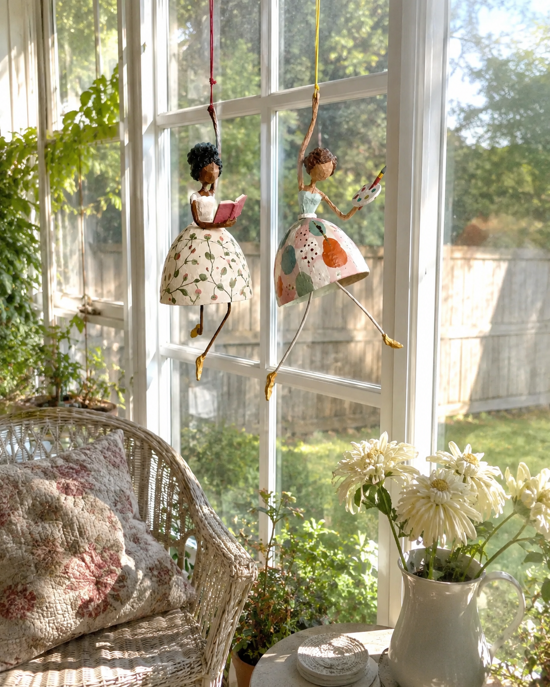 🌸💃🌸Whimsical Dancing Lady Hanging Ornament