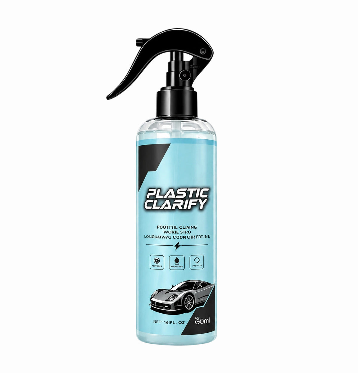 Car Plastic Trim Restorer Spray for Faded Surfaces🔥
