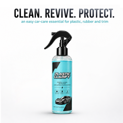 Car Plastic Trim Restorer Spray for Faded Surfaces🔥
