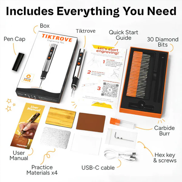 Tryzovira engraving pen