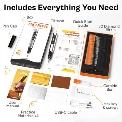 Tryzovira engraving pen