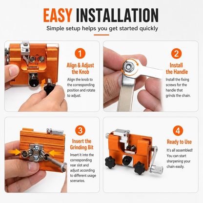 🔪Precision Chainsaw Sharpener-Restore Your Chainsaw's Cutting Power in Seconds