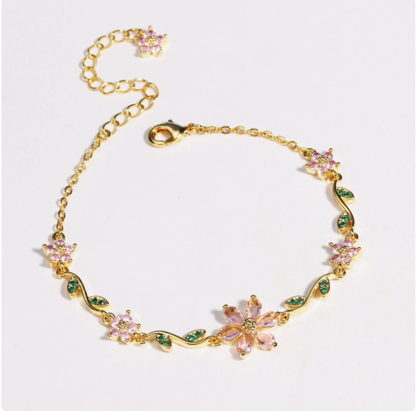 Blooming Sakura Bracelet 🌸Wear a Garden of Elegance on Your Wrist