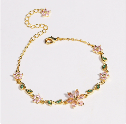 Blooming Sakura Bracelet 🌸Wear a Garden of Elegance on Your Wrist