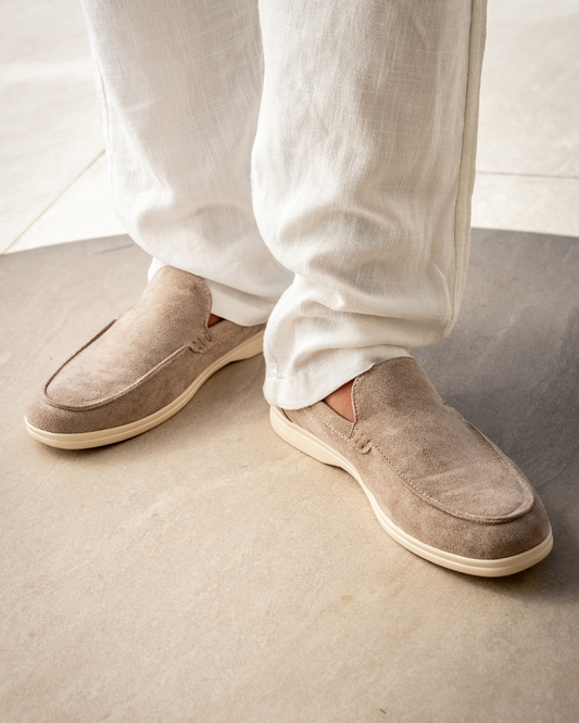 Suede Loafers
