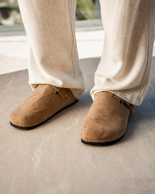 Old Money Suede Clogs