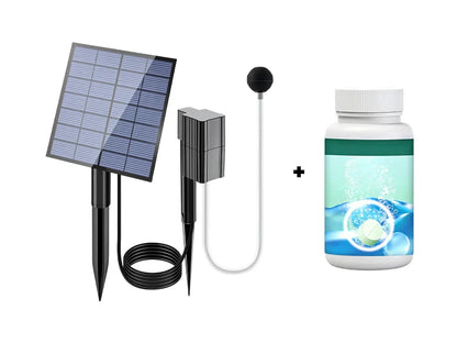 📢📢50% OFF !! ⏰Solar Pond Aerator with Air Pump
