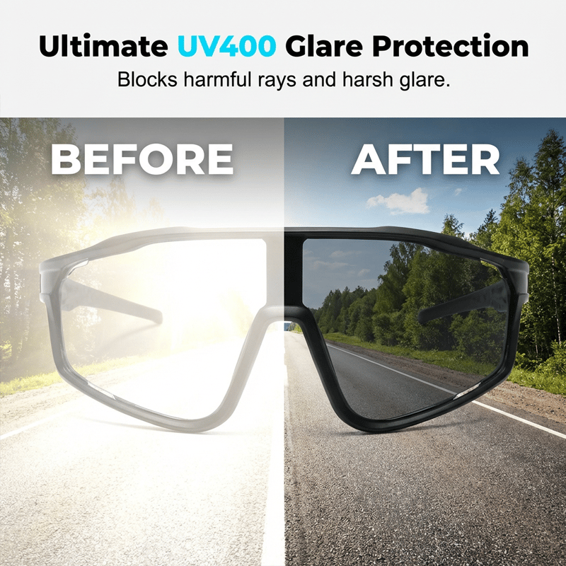 Photochromic Outdoor Sports Glasses