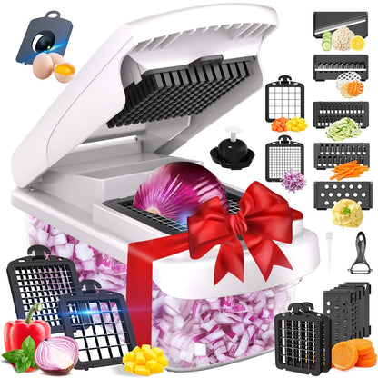🔥Household Multi-function Vegetable Chopper Kitchen 15-in-one