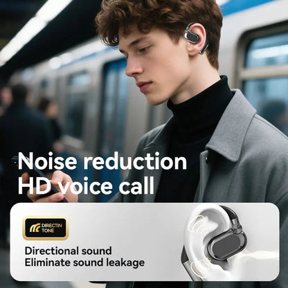 🎧 50% OFF NOW! 🎵 Open-Ear Wireless Earphones – Comfort Fit, Bluetooth 5.4 & LED Flashlight Case 🔦