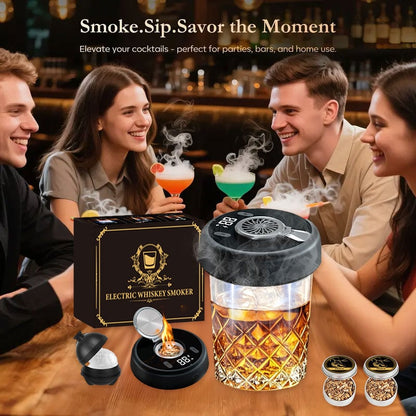 🎁Hot Sale Promotion 39% OFF🔥Luxury Electric Whiskey Smoker Kit