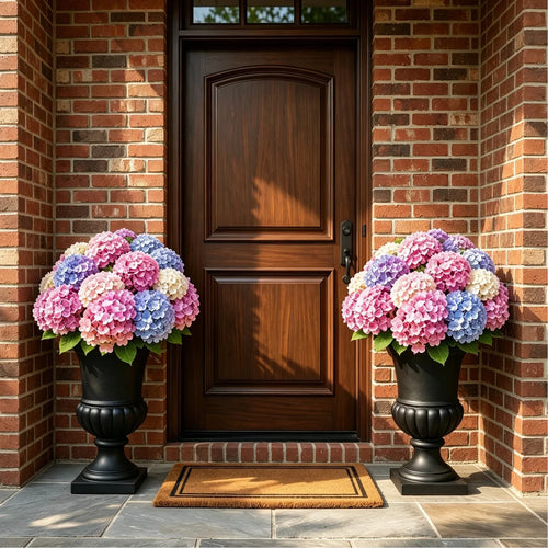 🔥2026 Summer Hot Sale🔥Artificial Outdoor Hydrangea Flowers - UV resistant, Waterproof, Windproof