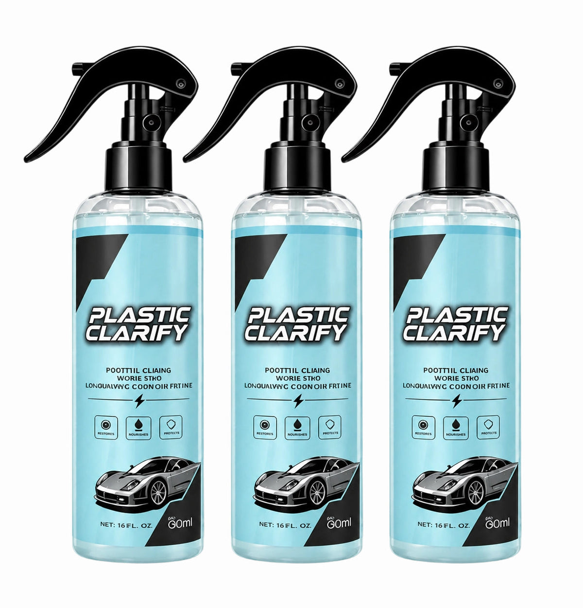 Car Plastic Trim Restorer Spray for Faded Surfaces🔥