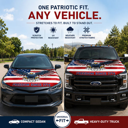 American Car Hood Flag
