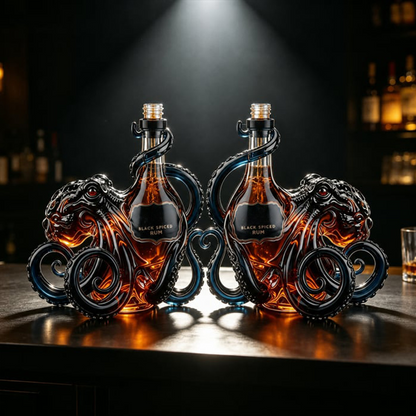 🎁 Hot sale 49% OFF - The Rum Edition 3D Octopus Bottle 🐙🥃