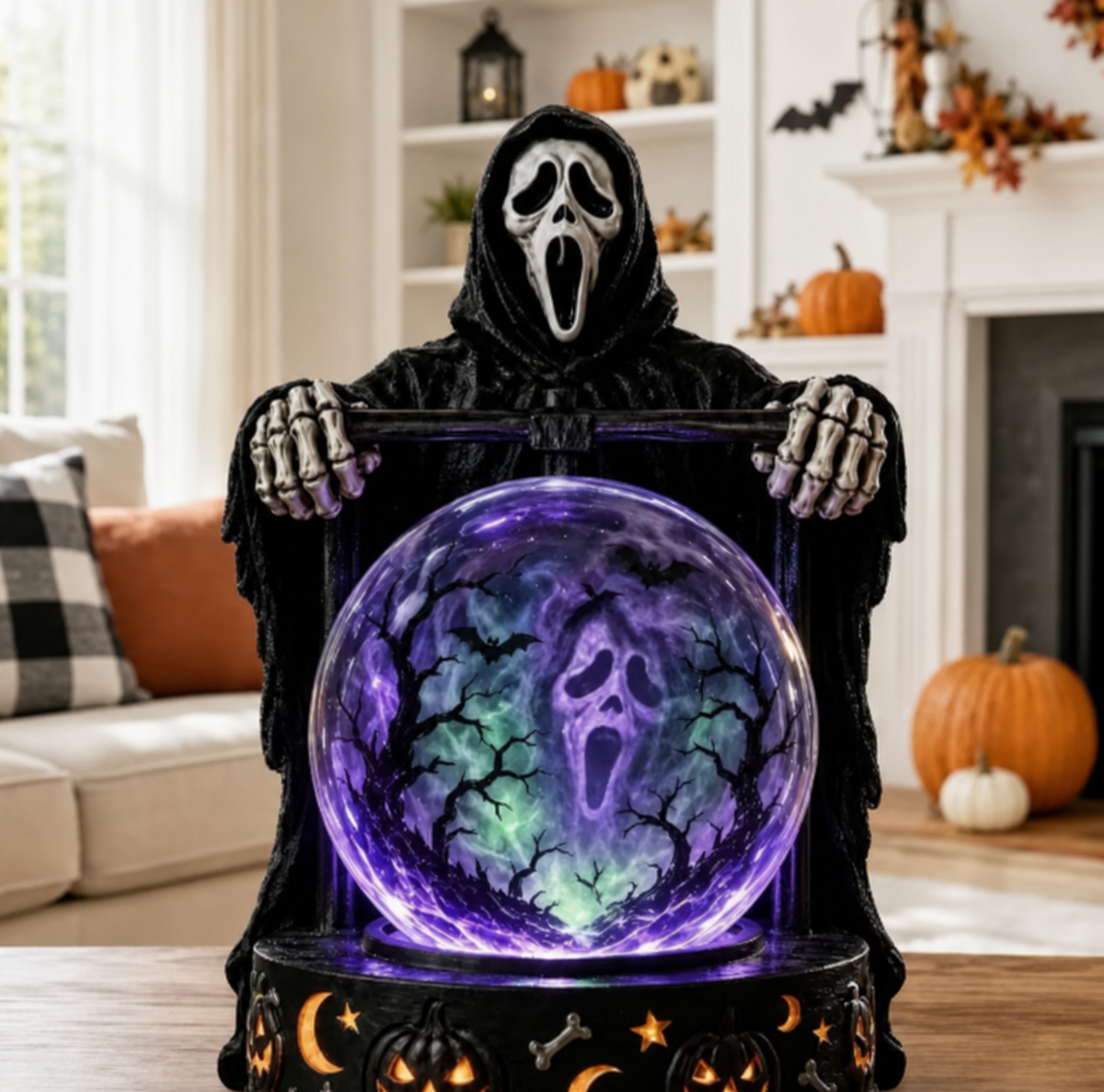 🔥 Today 49% OFF-👻 Halloween Crystal Ball Lamp🔮 The Perfect Halloween Decoration🎃