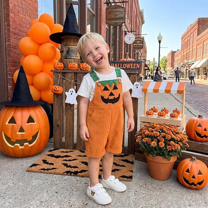 Toddler Baby Boy Halloween Overalls