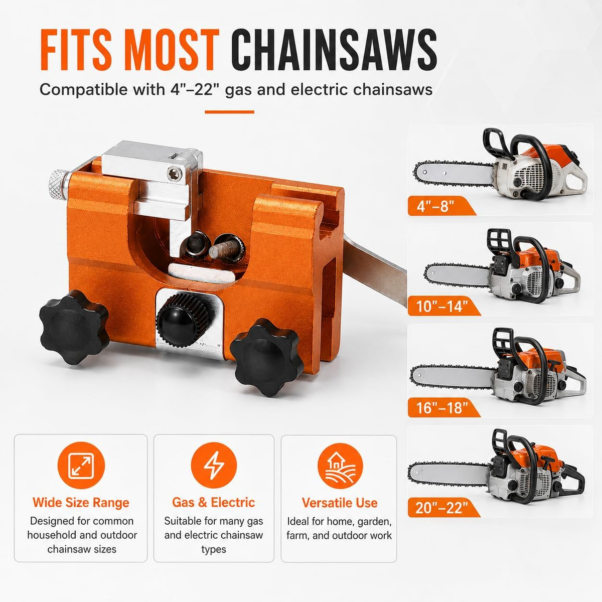 🔪Precision Chainsaw Sharpener-Restore Your Chainsaw's Cutting Power in Seconds