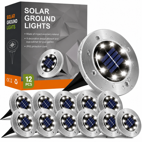 ✨Solar Lights for Outside,12 Pack Solar Lights Outdoor Waterproof