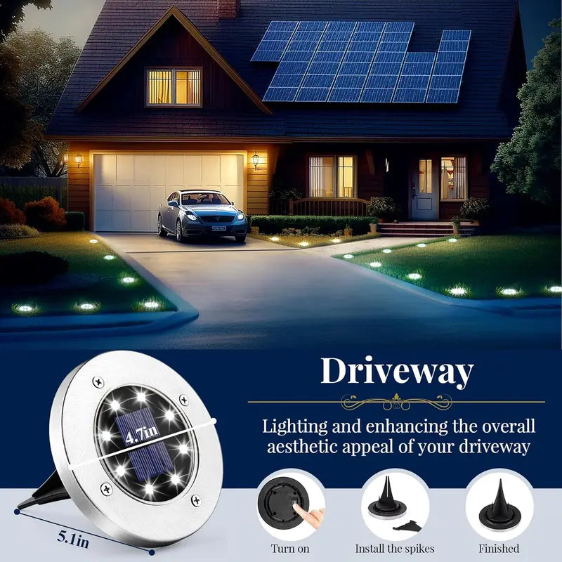 ✨Solar Lights for Outside,12 Pack Solar Lights Outdoor Waterproof