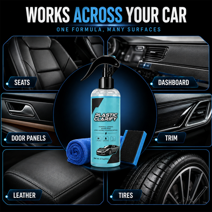 Car Plastic Trim Restorer Spray for Faded Surfaces🔥