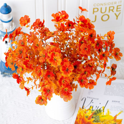 Fall Artificial Flower Halloween 12pcs, UV Resistant Colorful Fake Flower🍂